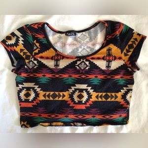 Gently Used Rue 21 Crop Shirt